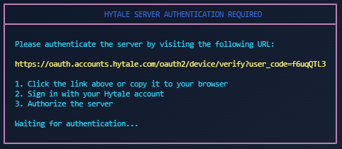 The OAuth link in the Gravel Host console